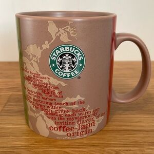 2006 Starbucks Origin of the Coffee Bean Mug - 14 oz
